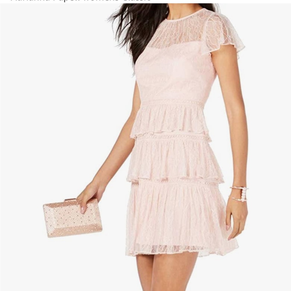NWT Adrianna Papell Chantilly lace dress, sz 8